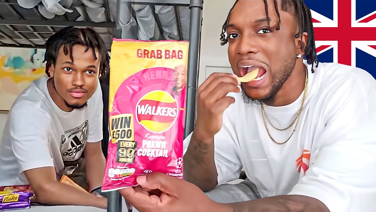 Trying British Snacks For The First Time 🤢