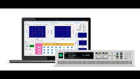 ITECH high speed photovoltaic solar array simulator power supply and SAS1000 PV simulation software