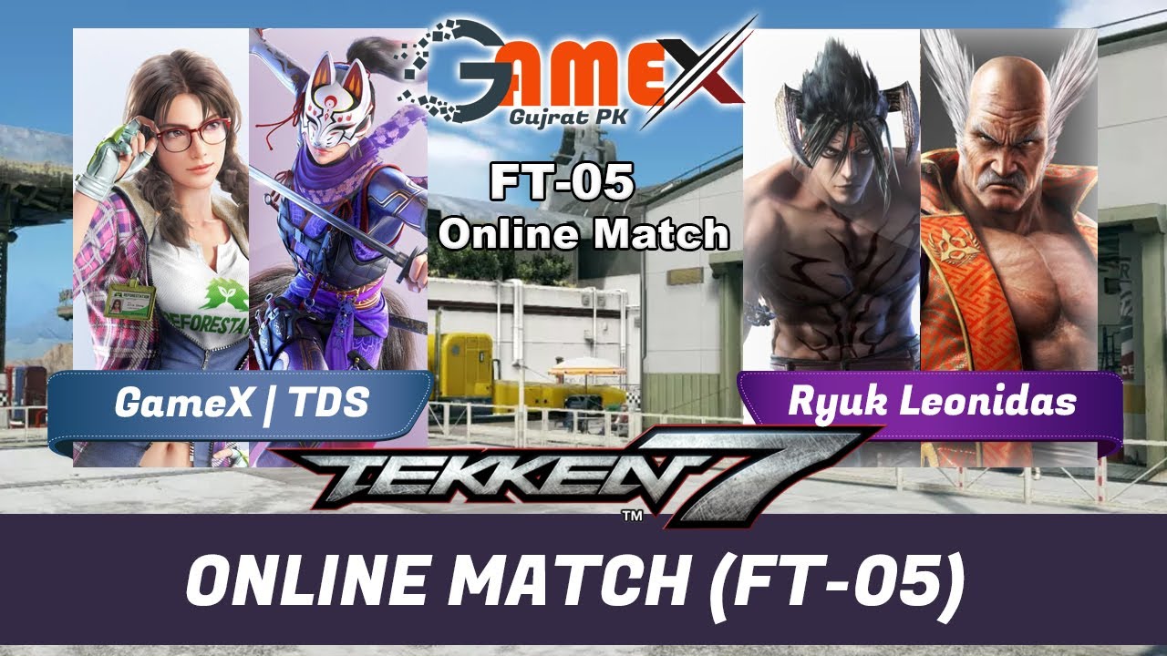 Tekken 7 GameX | TDS vs Ryuk Leonidas (Ft-05 Online Match)