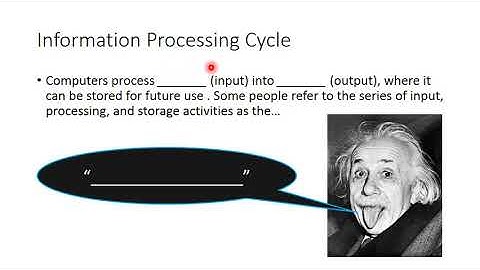 Unit 1 Lecture 2 - Input & Output