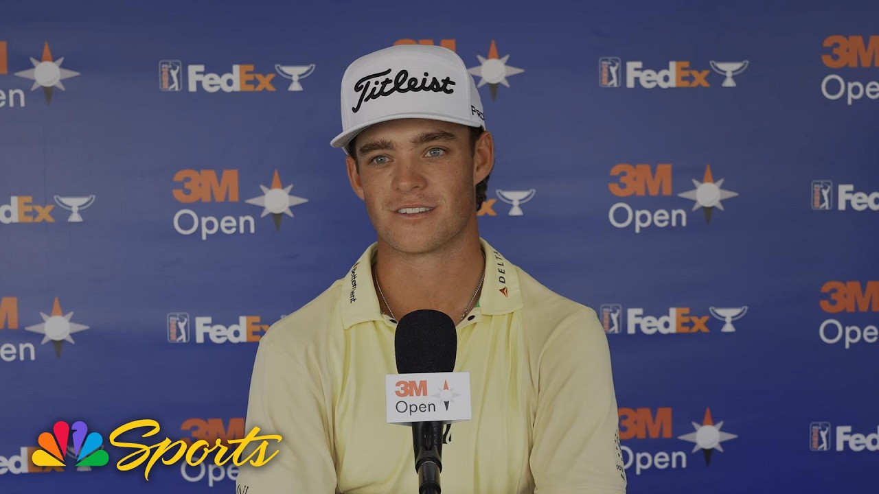 Jackson Koivun was in 'flow state' en route to 3-shot lead at 3M Open | Golf on NBC Sports