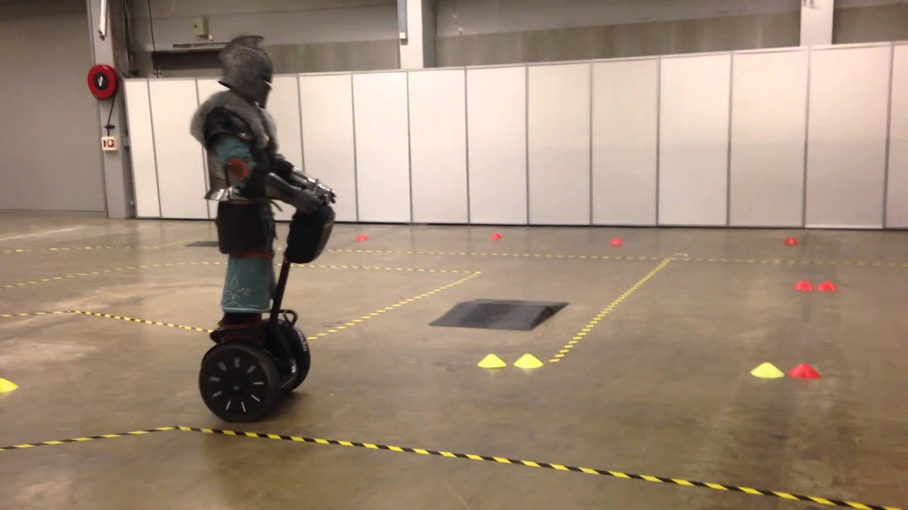 Dark Souls Warrior rides Segway