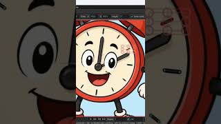 Moho Tutorial: Realistic Desk Clock Design #animestudio #mohoanimation #characterdesign #drawing