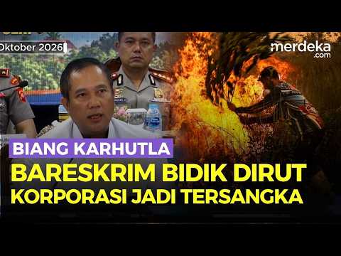 Bareskrim Tak Main-Main Sikat Korporasi Biang Karhutla, Bidik Direktur Utama Jadi Tersangka