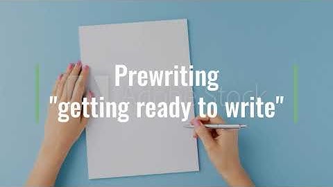 The Writing Process EDUC 632.