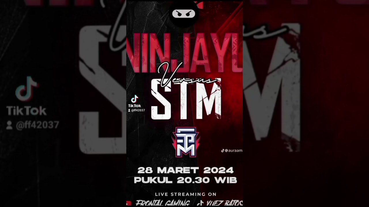 ninjayu vs stm di tiktok nya yuez batosal dan di youtube nya frontal geming