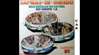 Sambas Enredos - 1981