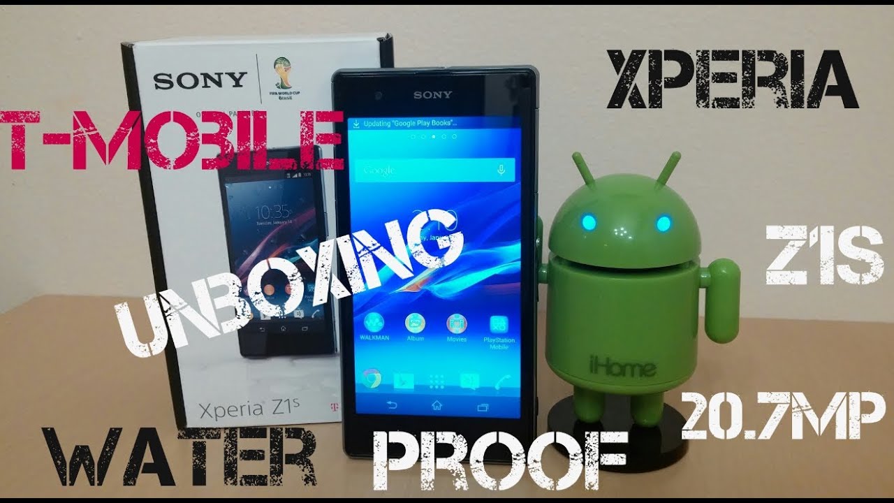 Sony Xperia Z1s T-Mobile Waterproof 2.2GHz 32GB 20.7MP - Unboxing!