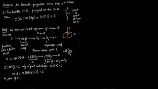 Euler Char and degree of Line Bundle