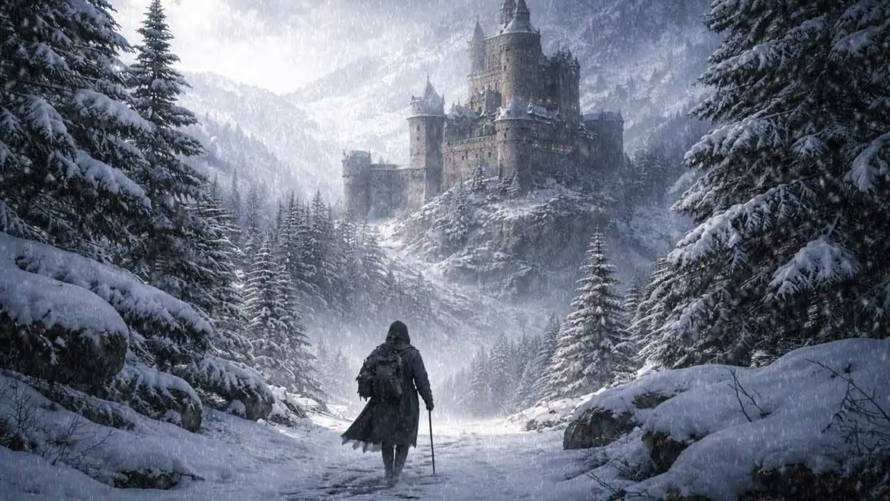The Young Traveler | Snowfall Journey Begins ❄️🏔️ (Ambient Fantasy)