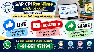 SAP CPI Session 21 | JMS Adapter – Message Queues & Asynchronous Processing