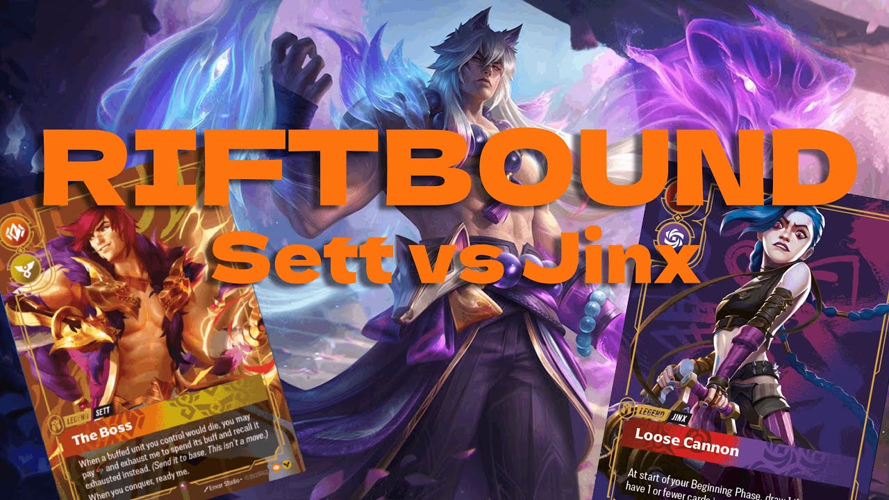 Riftbound - Sett vs Jinx - YouTube