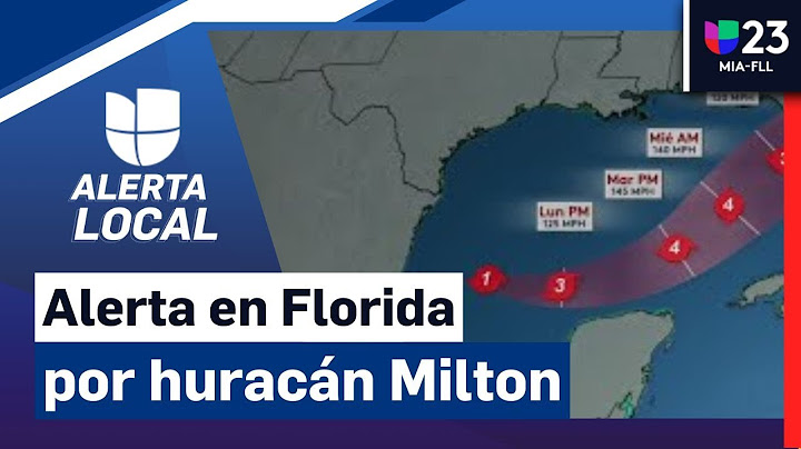 Huracán Milton tiene en alerta máxima a Florida: ¿cuál será su trayectoria? Te contamos