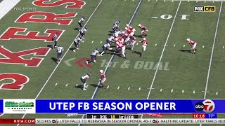 UTEP falls to Nebraska in season opener, 40-7