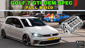 How to Build the Golf 7 GTI OEM  Spec in Car parking multiplayer 2 🤯🔥