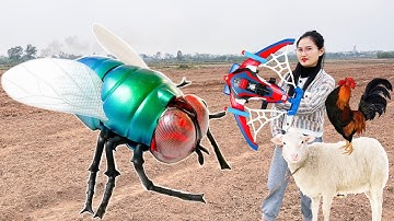 Changcady có kẹo khủng long, biến ra con ruồi khổng lồ, súng bắn tơ nhện giải cứu con vật - Part 346