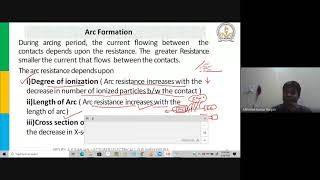 Arc formation and arc interruption methodlogies