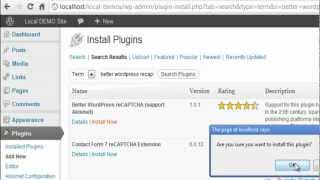 DEMO Better-WP-ReCaptcha WordPress Plugin