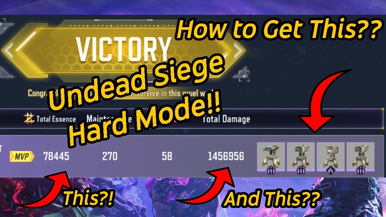CODM Undead Siege Hard Mode Utilizing Turrets | Call of Duty®: Mobile - Garena