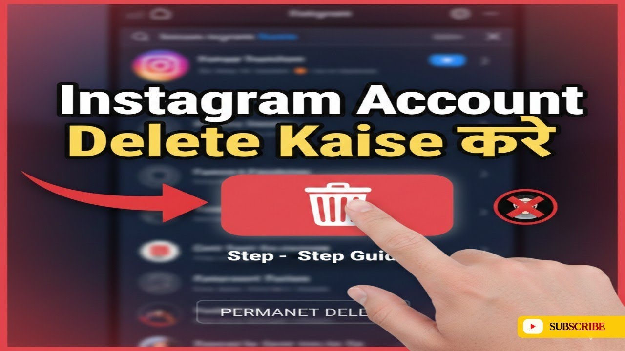 Instagram Account Delete Kaise Kare? 🤔 | New Update: Delete Instagram Account Permanently 🚫