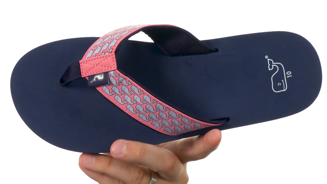 vineyard vines flip flops womens