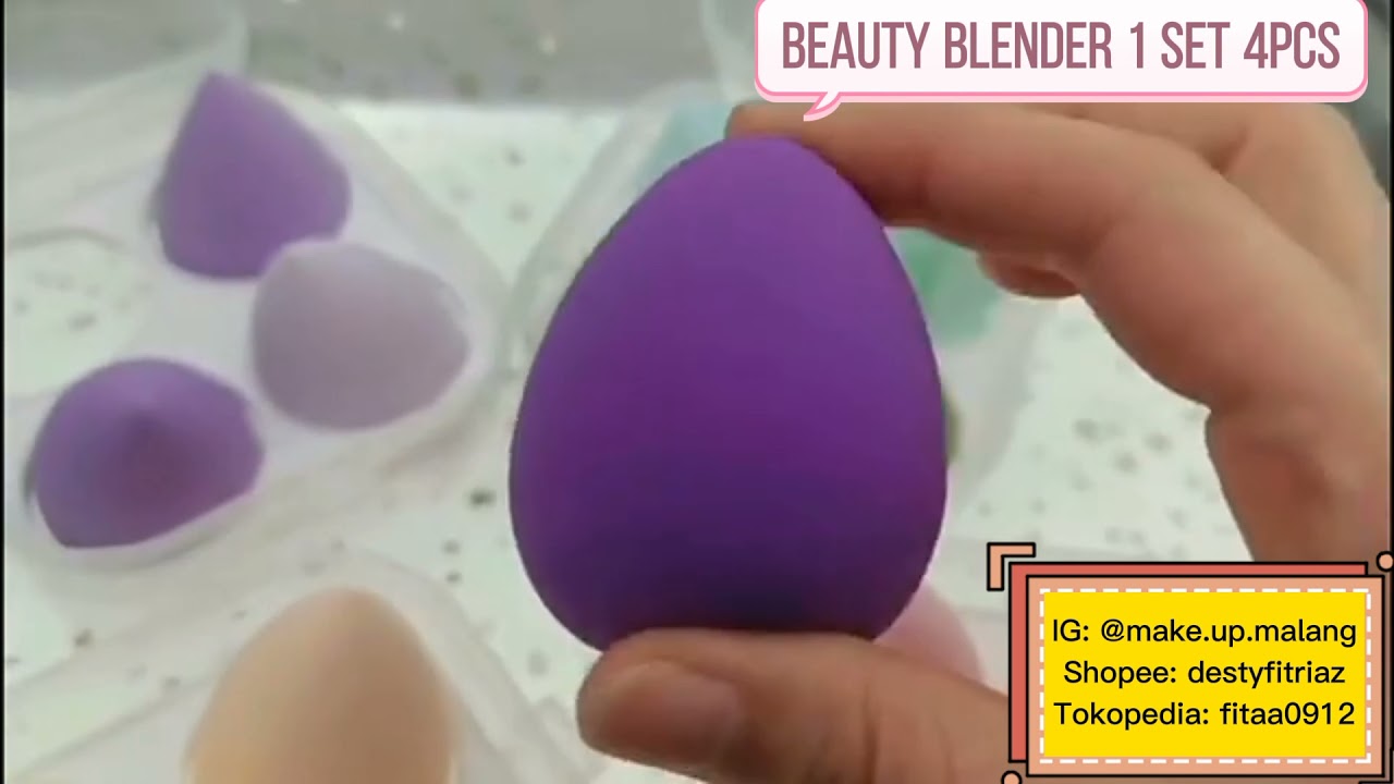 Beauty Blender Sponge Make Up 1 set isi 4 YouTube
