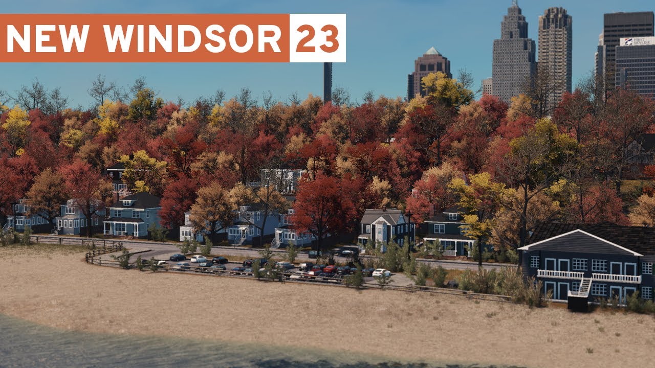 Beach Houses! Cities Skylines New Windsor 23 YouTube