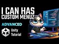 I Can Has Custom Menuz In Unity