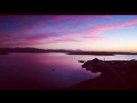 Lovely calm flight above Breasclete tonight ,just a wee taster of my week in Isle of Lewis