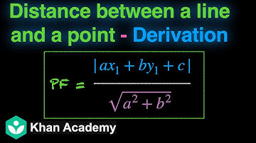 Derivation of dis. formula for a point and a line | Straight lines | Grade 11 | Math | Khan Academy