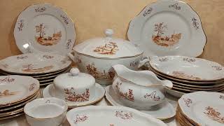 картинка: Всё о фарфоре. Столовый сервиз 