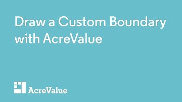 Draw a Custom Land Boundary with AcreValue