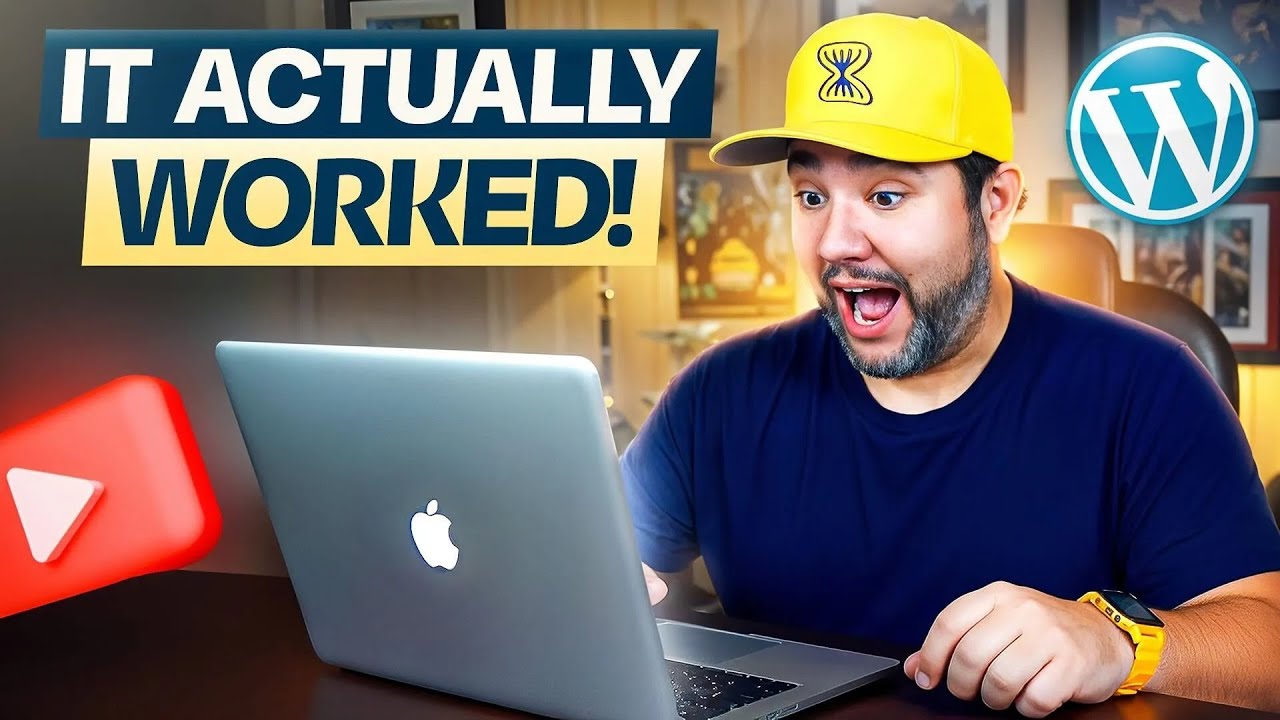 YouTube to WordPress automation tutorial thumbnail