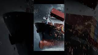 Monster Wave Nearly Splits Cargo Ship! Containers Sliding in Storm