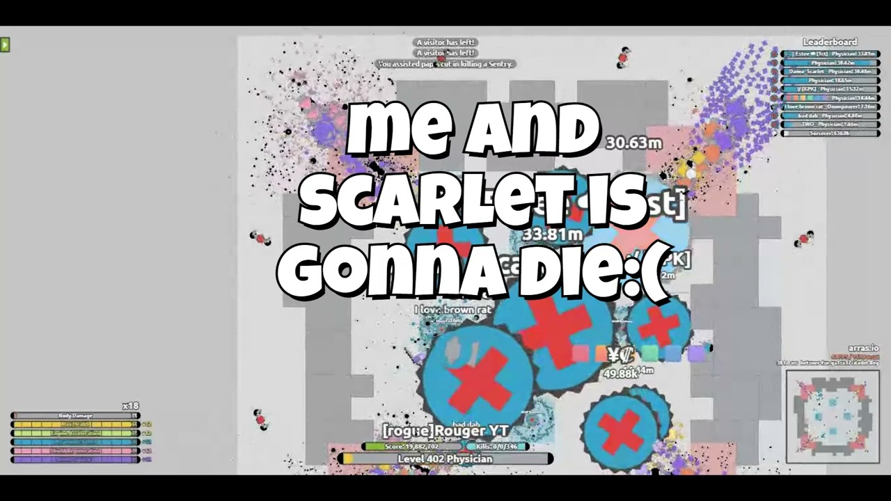 My 20m Death In Arras.io!