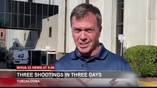 3 Separate Shootings in Tuscaloosa Over Weekend