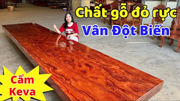 🟢Hoàn Thiện Bàn Gỗ Cẩm Lai - Chất Gỗ Đỏ Rực, Vân Chun Đột Biến | BGNK1071