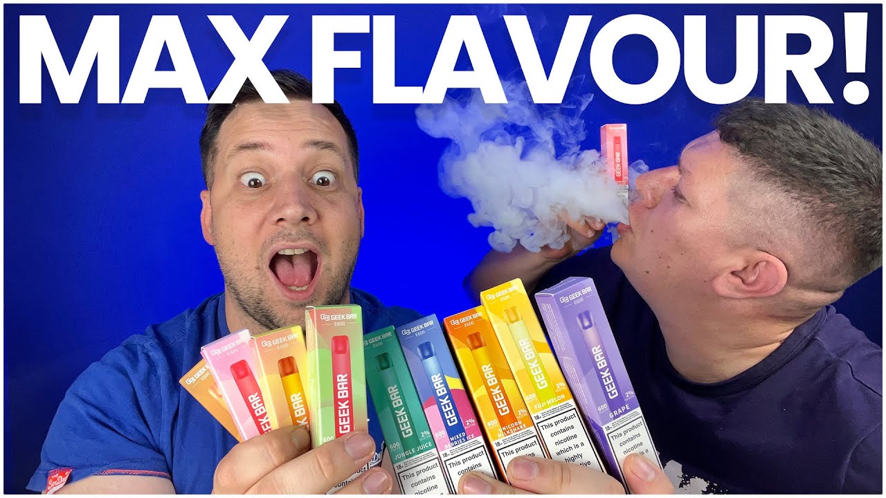 Max Flavour Disposable Vapes // Geek Bar E600 Review