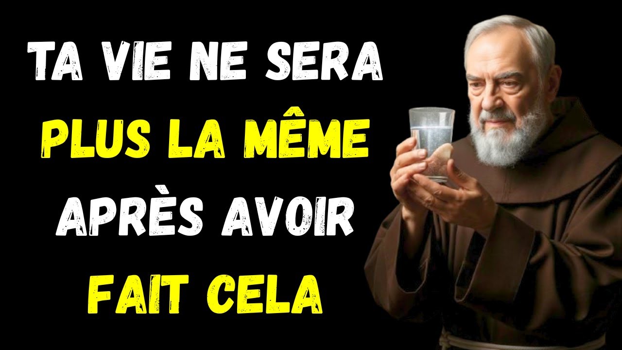Le Père Pio Révèle Le Pouvoir Du Verre D’Eau Sous Le Lit — Très Efficace Et Facile