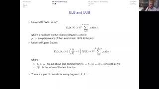 Alexander Barg, Bounds for the sum of distances of spherical sets of small size, 2022.05.31