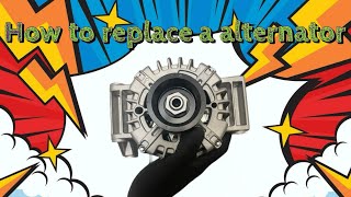 how to Remove | Put in a Alternator | on a 2011 Chevy Malibu LT