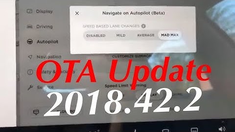 Mad Max Mode Tesla Model 3 v9 2018.42.2 OTA Update & Demo
