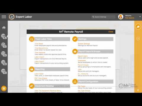hh2 Cloud Services Remote Payroll: How to Correct Exported Time