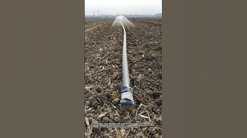 Mesmerizing Water Dance! 💦 Watch This Irrigation Pipe Come to Life