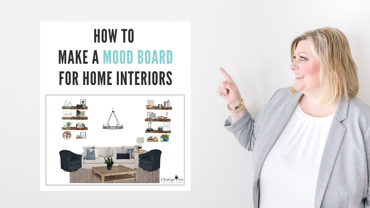 How to Create a Mood Board for Interior Decorating - YouTube