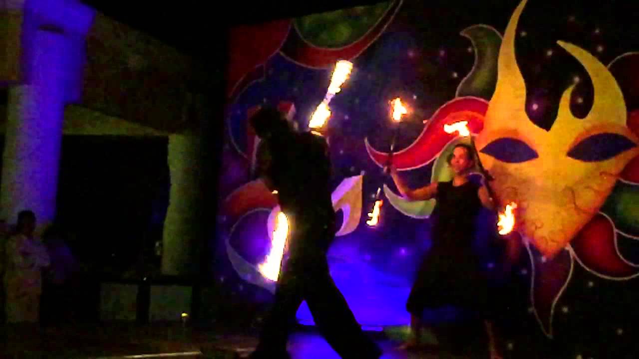 Fire Performers in Cabo