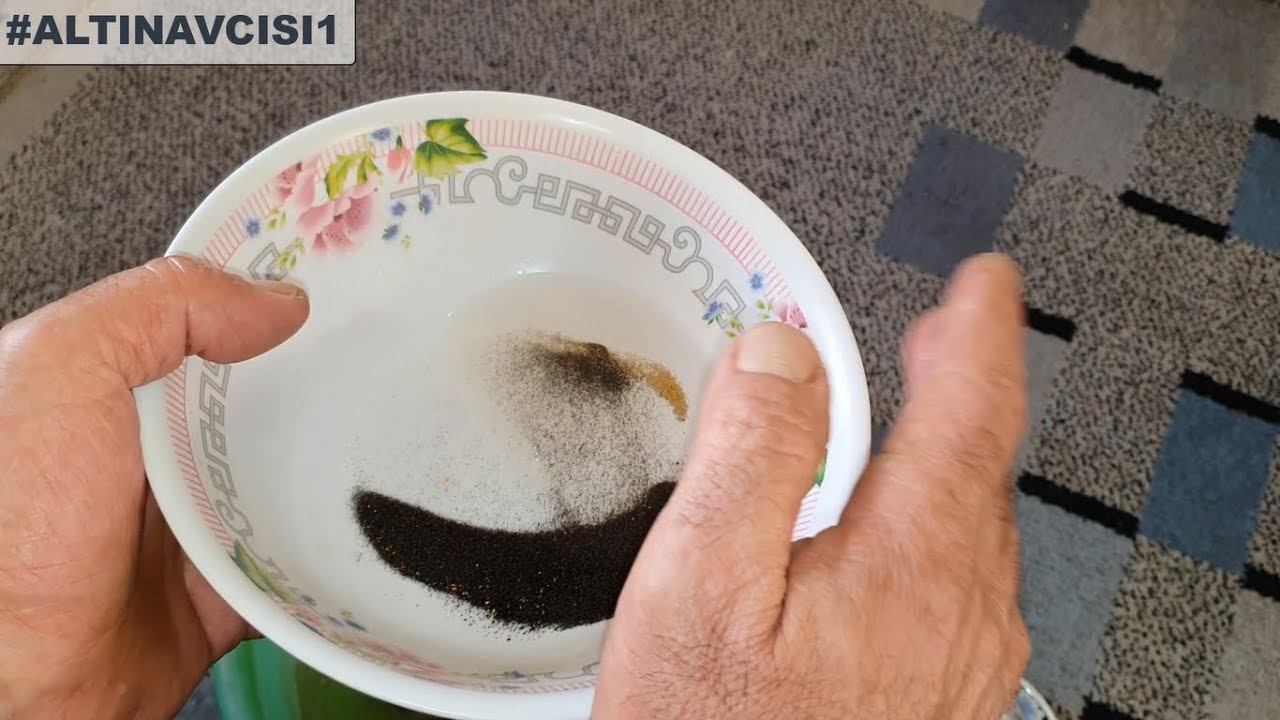 МЕТОД ОТДЕЛЕНИЯ ЗОЛОТОЙ ПЫЛИ ОТ ПЕСКА И ЖЕЛЕЗНОЙ ПЫЛИ ИЗ ПРИВОДА #ALTINAVCISI1