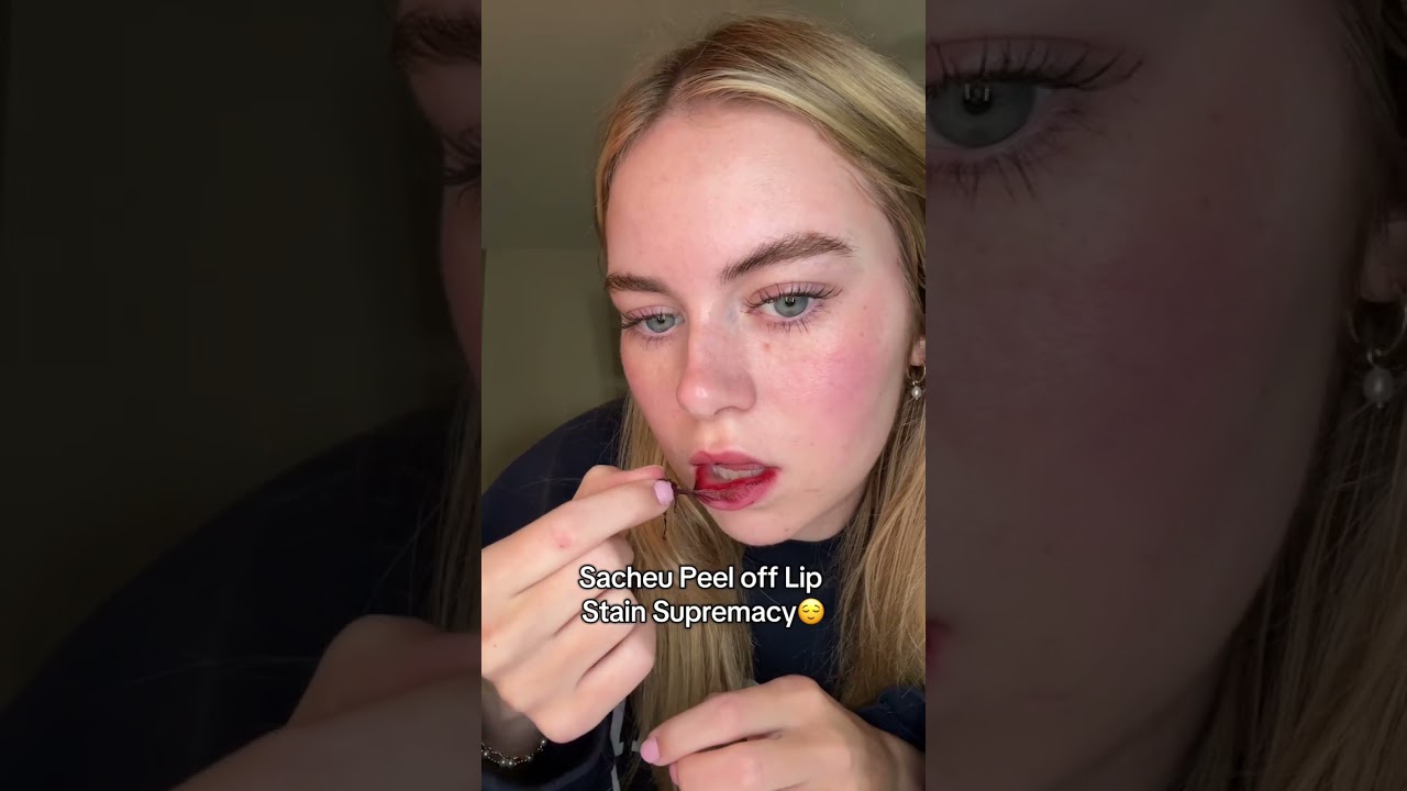 Makeup That Won’t Move: Peel-Off Lip Liner Demo 💋✨