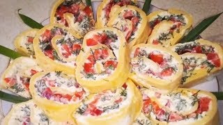 РУЛЕТ ИЗ СЫРА. Закуска на праздник. Новый год 2019г. РУЛЕТ ИЗ СЫРА. Закуска на праздник. Новый год 2019г.