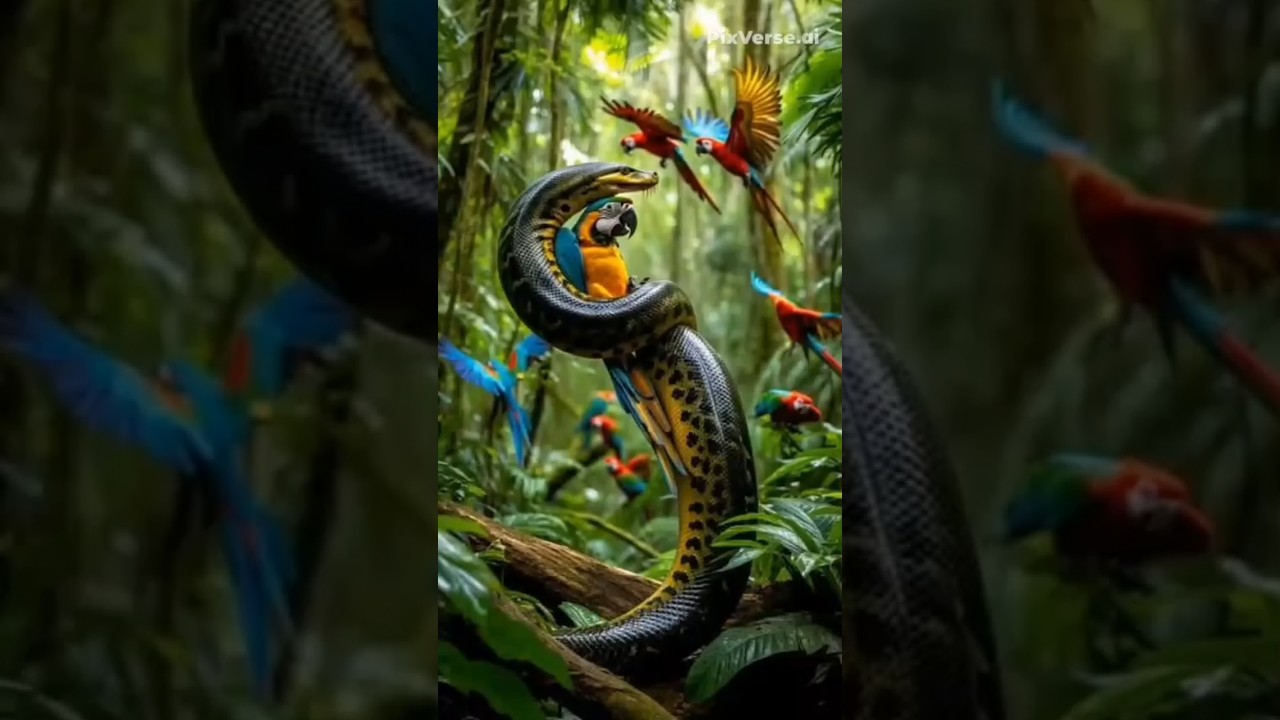 birds protecting from dangerous snake